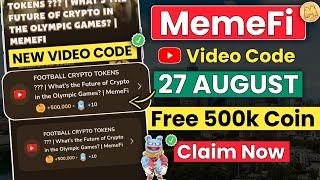 FOOTBALL CRYPTO TOKENS   MemeFi Video Answer Today  MemeFi Video Code Today [upl. by Harriet]