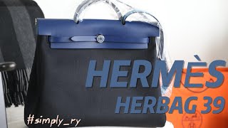 UNBOXING Hermès HERBAG 39 [upl. by Lattimer]