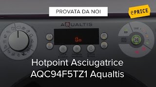 Video Recensione Asciugatrice Hotpoint Ariston AQC94F5TZ1 Aqualtis [upl. by Clothilde]