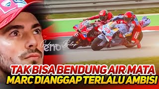 PECCO BAGNAIA MARAH🔥MARC MARQUEZ DIANGGAP TERLALU AMBISI JUARAGRESINI RACING HANYA PASRAH😭 [upl. by Ritter]