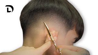 Como PULIR correctamente un FADE CON TIJERA 🔥 TUTORIAL para BARBEROS PRINCIPIANTES  Leanbarber [upl. by Rinna]