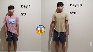 I Stretched For 30 Days To Grow Taller IT WORKS [upl. by Adamok]