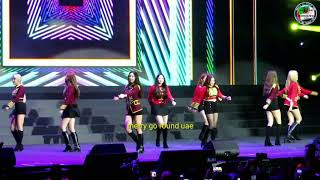 20190104 MOMOLAND 모모랜드 LIVE IN CONCERT in DUBAI Wonderful Love EDM version [upl. by Dmitri]