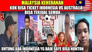 ORANG MALAYSIA KEHERANAN KOK BISA TICKET INDONESIA SUDAH LUDES TERJUALHAMPIR TAK DAPAT TICKET [upl. by Ahsiryt]