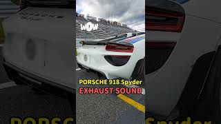 short 83 ポルシェ918 スパイダーのエンジン音 PORSCHE 918 Spyder Exhaust Sound porsche スーパーカー [upl. by Melitta]