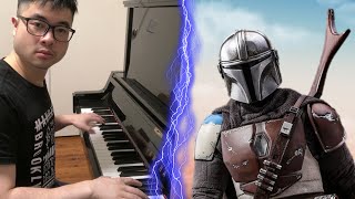 I played the Mandalorian Theme on piano while staring into your soul [upl. by Goldston755]