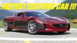 Fastest Electric car on the world Rimac Concept One 1088hp305kmh28s 0100kmh [upl. by Nabru]