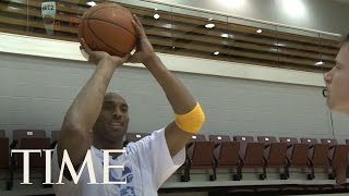 Kobe Bryant Los Angeles Lakers Star Gives A Free Lesson  TIME [upl. by Yma]