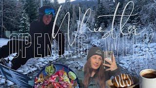 The first week of Whistler Blackcomb 2324 season Working holiday vlog [upl. by Corissa]