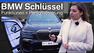 BMW Schlüssel  Funktionen amp Anpassung  TutorialHowToErklärung [upl. by Lilac]