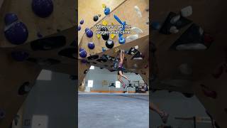 Is anyone else a big fan of overhung climbing 🙋🏽‍♀️ boulderinggym [upl. by Christmann]