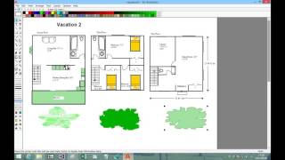 EzArchitect Easy to use draw software for floor plans and building plans [upl. by Atem]