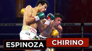 Rafael Espinoza vs Sergio Chirino Sanchez Boxing Highlights  21 June 2024 [upl. by Merrielle]