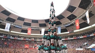 Castellers de Vilafranca  3d10fm  Concurs de Castells 2016 [upl. by Zoara]