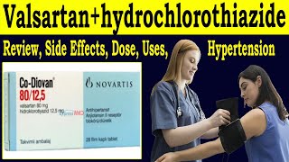 Valsartan 80 mg  hydrochlorothiazide 125 mg in hindi  Uses in hindi  Side Effects Dose Review [upl. by Kammerer509]