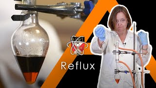 Reflux  Oxidation of Ethanol  Chemistry Alevel Practial [upl. by Itnavart]