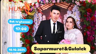 SAPARMURAT amp GULALEK TURTKUL BEK TOYHONASI 19102024 HUMO STUDIO [upl. by Ettevram]