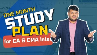 One Month Study Plan DT  Time lines to Complete Each Topic  CA CMA Inter  CA Vijay Sarda [upl. by Mclaughlin]