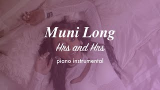 Muni Long  Hrs and Hrs  Piano Instrumental Karaoke amp Lyrics [upl. by Rivy]