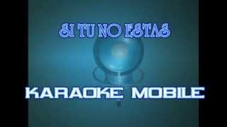 Si tu no estas aqui Rosana Karaoke KARAOKE2COM [upl. by Loralyn]