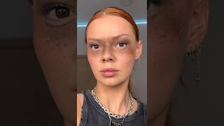 Fake freckles editorial makeup 🎀 ib luxiii on tiktok [upl. by Rafaelle]