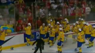 Sverige vinner JVMGuld 2012  Avgörande målet  ALLT firande [upl. by Airegin789]