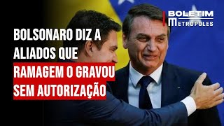 Bolsonaro diz a aliados que Ramagem o gravou sem autorização [upl. by Shaw126]