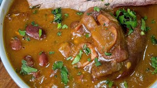 Frijoles con cerdo receta colombiana 🇨🇴 [upl. by Ahsinav250]