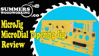 MicroJig Microdial Tapering Jig Review [upl. by Carnahan]