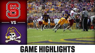 NC State vs East Carolina  ACC Football Highlights 2022 [upl. by Zacarias428]