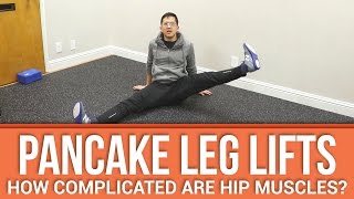 Pancake leg lifts  how complicated are hip muscles [upl. by Yziar]