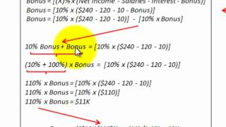 Partnership Accounting For Bonus Allocation amp Calulation Formulas Detailed [upl. by Nob]