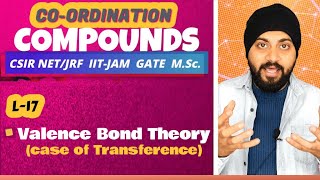 Lec 17  Coordination Compounds  VBT  Case of Transference  CSIRNETJRF  GATE  JAM [upl. by Akeit]