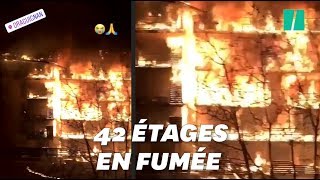 Les images du gigantesque incendie à Draguignan [upl. by Keegan]