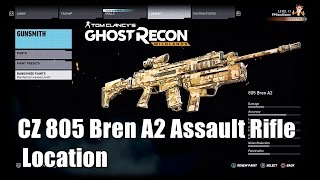 Ghost Recon Wildlands CZ 805 Bren A2 Assault Rifle Location [upl. by Chute]