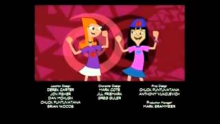 Phineas and Ferb  Season 1 End Credits [upl. by Uni]