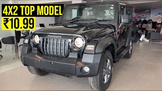 Mahindra Thar RWD 4X2 Top Model 2023 On Road Price Features Interior and Exterior Review [upl. by Jerusalem]