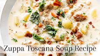 Zuppa Toscana Soup Recipe [upl. by Ingaberg]