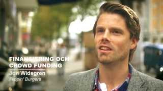 Finansiering och crowd founding  Jon Widegren Flippin´ Burgers [upl. by Amihc810]