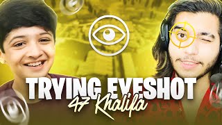 Trying eyeshot on 47 Khalifa in M24  Pubg Mobile [upl. by Rakso]