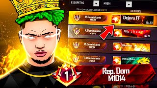 Sere El Top 1 Del Mundo En Free Fire Con La M1014 😱 Por Primera Vez [upl. by Akemehs]