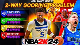 1 Percent Of The World Know this BUILD Is Dangerous ON NBA 2K24 [upl. by Eimarrej]