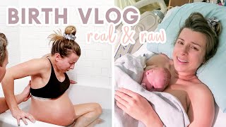 OUR NATURAL BIRTH VLOG  Raw amp Real  Labour amp Delivery of Our First Baby [upl. by Idnat889]