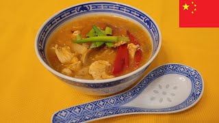 pikante chinesische Suppe  besser als vom Chinarestaurant [upl. by Rratsal]