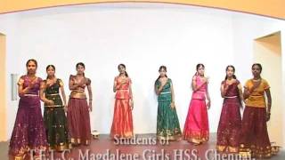 Bethelayil Piranthavarai Tamil  Indian Christian Folk Dancemov [upl. by Bili75]