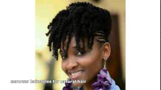 cornrow hairstyles for natural hair [upl. by Ameer]