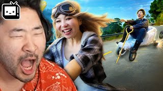 OFFLINETV RACES SOAPBOX CARS  Peter Park Reacts [upl. by Frissell]