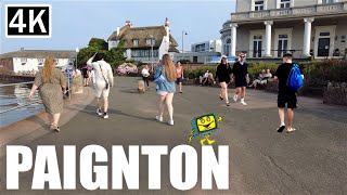 PAIGNTON Devon July 2021  Paignton Seafront Walk from Paignton Pier to Paignton Harbour  4K Walk [upl. by Mayeda]