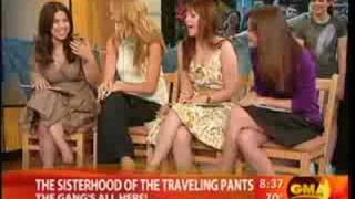 The Sisterhood of the Traveling Pants 2 cast on GMA [upl. by Acirne597]