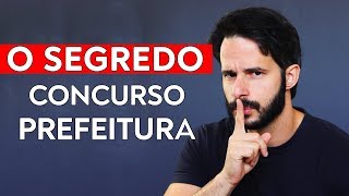 A Tática que eu utilizei para ser APROVADO no Concursos de Prefeitura [upl. by Riancho]